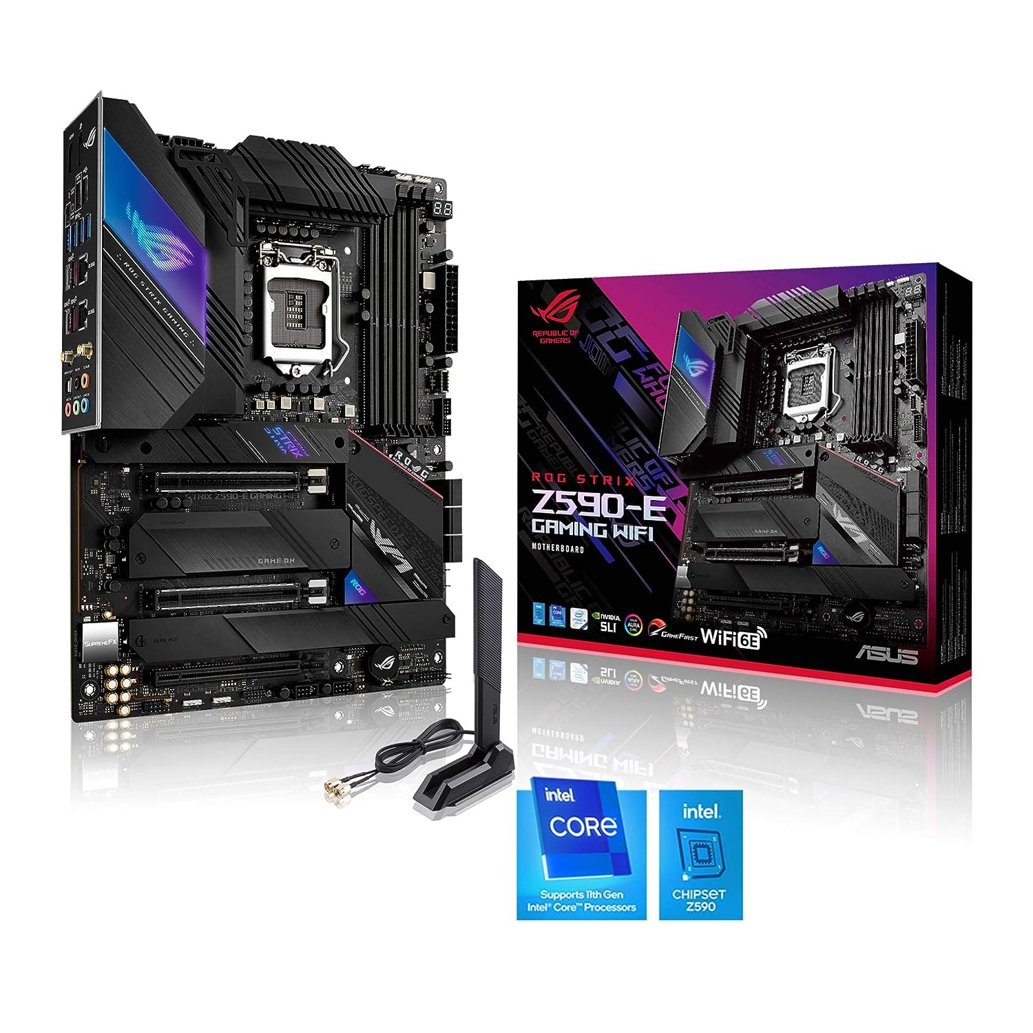Asus Rog Strix Z590-E Gaming Wifi Motherboard Asus Rog Strix Z590-E Gaming Wifi Motherboard