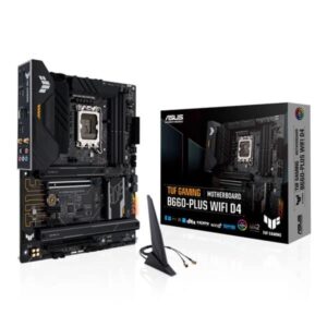 Asus TUF Gaming B660-Plus WIFI D4 Intel Motherboard Supports Intel 12th, 13th & 14th Gen Processors