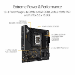 Asus TUF Gaming B660M-PLUS D4 Intel Motherboard Supports Intel 12th, 13th & 14th Gen Processors - Image 2
