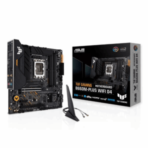 Asus TUF Gaming B660M-PLUS WIFI D4 Intel Motherboard Supports Intel 12th, 13th & 14th Gen Processors
