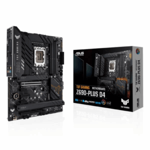 Asus TUF Gaming Z690-Plus D4 Intel Motherboard Supports Intel 12th, 13th & 14th Gen Processors