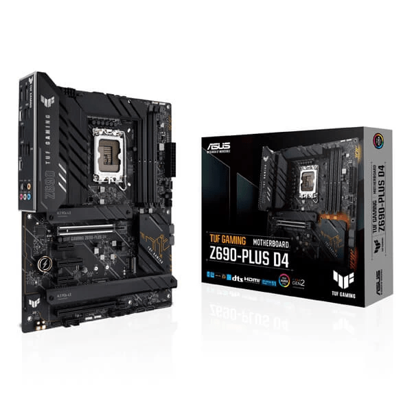 Asus TUF Gaming Z690-Plus D4 Intel Motherboard Supports Intel 12th, 13th & 14th Gen Processors Asus TUF Gaming Z690-Plus D4 Intel Motherboard Supports Intel 12th, 13th & 14th Gen Processors