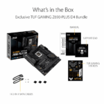 Asus TUF Gaming Z690-Plus D4 Intel Motherboard Supports Intel 12th, 13th & 14th Gen Processors Asus TUF Gaming Z690-Plus D4 Intel Motherboard Supports Intel 12th, 13th & 14th Gen Processors