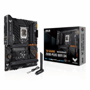 Asus TUF Gaming Z690-Plus WIFI D4 Intel Motherboard Supports Intel 12th, 13th & 14th Gen Processors