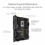 Asus TUF Gaming Z690-Plus WIFI D4  Intel Motherboard Supports Intel 12th, 13th & 14th Gen Processors - Image 4