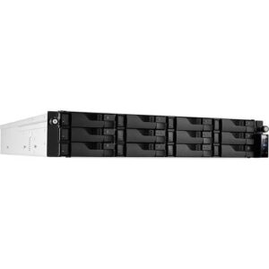 Asustor AS6212RD 12-Bay NAS Intel Celeron Quad-Core Enclosure Gbe X 4, Usb 3.0 X 4 Aes-Ni EncryptionWith Lockable