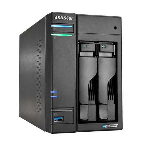 Asustor Lockerstor 2 AS6602T 2-Bay NAS Enclosure Asustor Lockerstor 2 AS6602T 2-Bay NAS Enclosure
