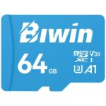 Biwin MS100 64GB Micro SDXC Card MicroSD UHS-I Memory Card