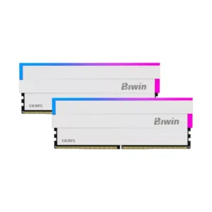 Biwin White Opal DW100 DDR5 RGB RAM 32GB (16GBx2) 6000MHz CL30
