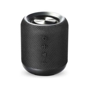 Portronics SoundDrum 10W Portable Bluetooth Stereo Speaker with Powerful Bass, Aux 3.5 mm, In-Built Mic, FM Radio, 6-7 Hrs Playtime (Black)
