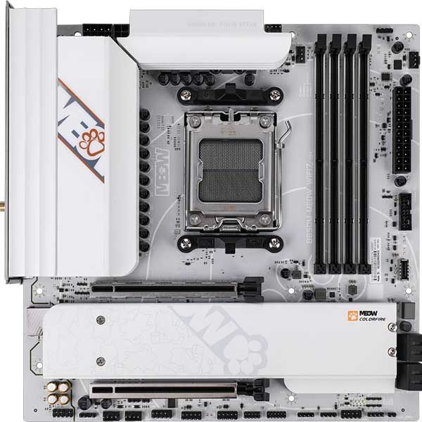 COLORFUL COLORFIRE B850M-MEOW WIFI7 V14 M-ATX AM5 Motherboard COLORFUL COLORFIRE B850M-MEOW WIFI7 V14 M-ATX AM5 Motherboard