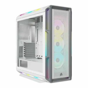 Corsair iCUE 5000T RGB Tempered Glass ATX Mid Tower Case (White)