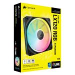 Corsair iCUE LINK LX120 RGB 120mm PWM Fan (Black) - Image 6