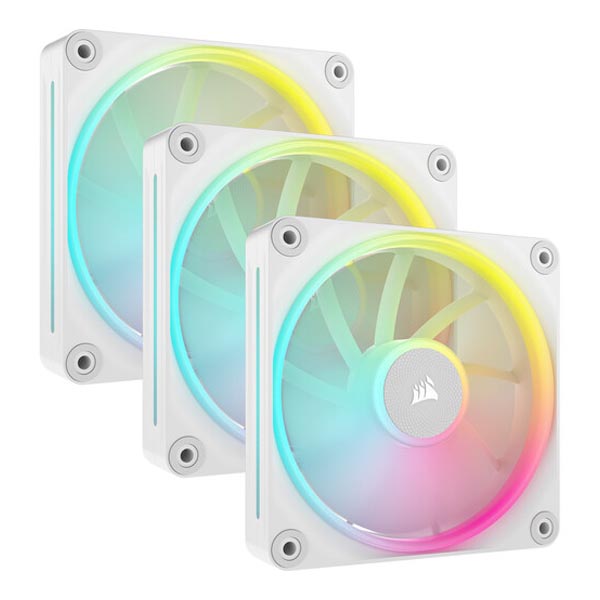 Corsair iCUE LINK LX120 RGB Triple 120mm PWM Fan Starter Kit (White) Corsair iCUE LINK LX120 RGB Triple 120mm PWM Fan Starter Kit (White)