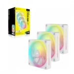 Corsair iCUE LINK LX120 RGB Triple 120mm PWM Fan Starter Kit (White) Corsair iCUE LINK LX120 RGB Triple 120mm PWM Fan Starter Kit (White)