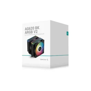 Deepcool AG620 BK ARGB V2 120mm CPU Air Cooler Black (R-AG620-BKAMMN-GJD)