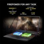 ASUS TUF Gaming F15, 15.6-inch (39.62 cms) FHD 144Hz, Intel Core i5-10300H 10th Gen, 4GB NVIDIA GeForce GTX 1650, Gaming Laptop (8GB/512GB SSD/Windows 11/Office H&S/Black/2.3 Kg), FX506LHB-HN355WS