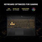 ASUS TUF Gaming F15, 15.6-inch (39.62 cms) FHD 144Hz, Intel Core i5-10300H 10th Gen, 4GB NVIDIA GeForce GTX 1650, Gaming Laptop (8GB/512GB SSD/Windows 11/Office H&S/Black/2.3 Kg), FX506LHB-HN355WS