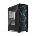 Fractal Design Meshify 3 RGB Light Tint TG ATX Mid Tower PC Case (Black)