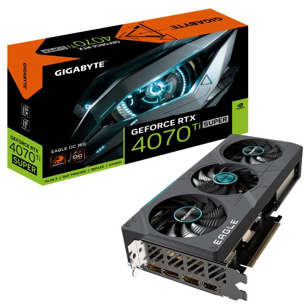 Gigabyte GeForce RTX 4070 Ti SUPER EAGLE OC 16G Graphics Card Gigabyte GeForce RTX 4070 Ti SUPER EAGLE OC 16G Graphics Card