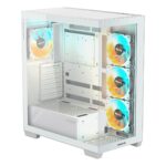 Gigabyte C500 Panoramic Stealth ICE Mid Tower ATX Cabinet (White) - Image 2