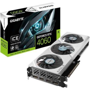 Gigabyte GeForce RTX 4060 EAGLE OC ICE 8G Graphics Card