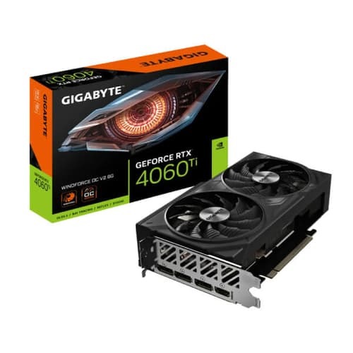 Gigabyte RTX 4060 Ti Windforce OC V2 8GB Graphics Card Gigabyte RTX 4060 Ti Windforce OC V2 8GB Graphics Card