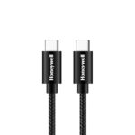 Honeywell Type C To Type C Braided Sync & Fast Charging Cable (Black)