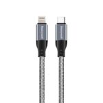 Honeywell USB Type C To Lightning 1.2 Meter Braided Cable (Grey)