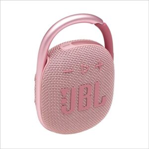 JBL Clip 4, Wireless Ultra Portable Bluetooth Speaker, Pink