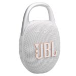 JBL Clip 5 Ultra-Portable Waterproof & Dustproof Bluetooth Speaker (White)