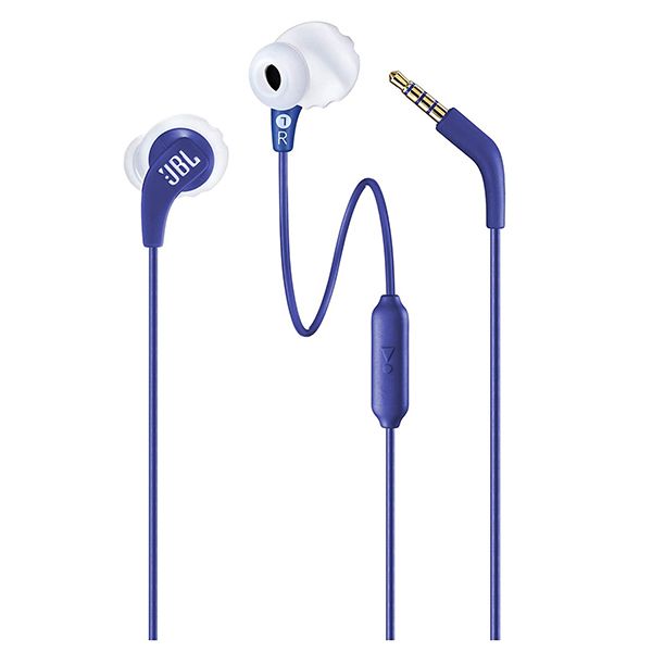 JBL Endurance Run, Sports in Ear Wired Earphones with Mic (Blue) JBL Endurance Run, Sports in Ear Wired Earphones with Mic (Blue)