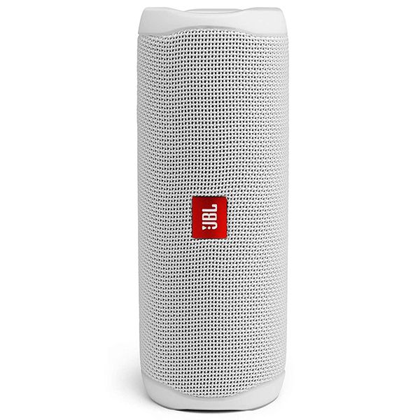 JBL Flip 5 Wireless Portable Bluetooth Speaker, White JBL Flip 5 Wireless Portable Bluetooth Speaker, White