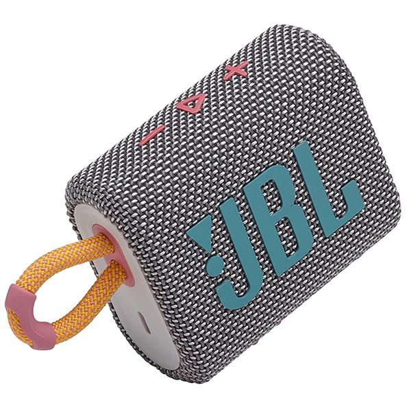 JBL Go 3, Wireless Ultra Portable Bluetooth Speaker, Gray JBL Go 3, Wireless Ultra Portable Bluetooth Speaker, Gray