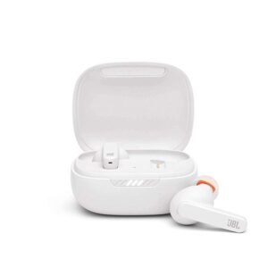 JBL Live Pro+ TWS, Adaptive Noise Cancellation Earbuds with Mic, White