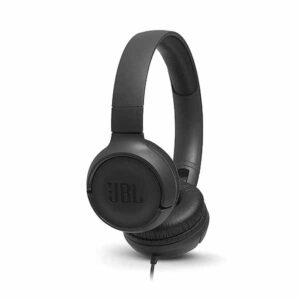 JBL Tune 500, Wired On Ear Headphone with Mic, Black