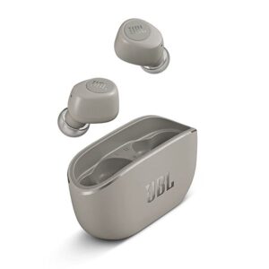 JBL Wave 100 Bluetooth Truly Wireless in Ear Earbuds with Mic, Grey