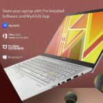 ASUS VivoBook K15 OLED (2021), 15.6″ (39.62 cms) FHD OLED, Intel Core i3-1115G4 11th Gen, Thin and Light Laptop (8GB/512GB SSD/Integrated Graphics/Office 2021/Windows 11/Silver/1.8 Kg) K513EA-L313WS + Laptop Bag ASUS VivoBook K15 OLED (2021), 15.6″ (39.62 cms) FHD OLED, Intel Core i3-1115G4 11th Gen, Thin and Light Laptop (8GB/512GB SSD/Integrated Graphics/Office 2021/Windows 11/Silver/1.8 Kg) K513EA-L313WS + Laptop Bag