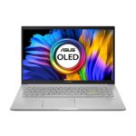 ASUS VivoBook K15 OLED (2021), 15.6″ (39.62 cms) FHD OLED, Intel Core i3-1115G4 11th Gen, Thin and Light Laptop (8GB/512GB SSD/Integrated Graphics/Office 2021/Windows 11/Silver/1.8 Kg) K513EA-L313WS + Laptop Bag