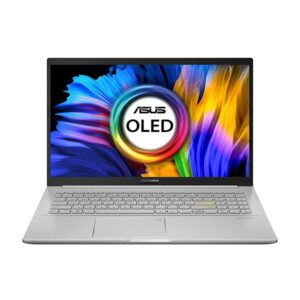ASUS VivoBook K15 OLED (2021), 15.6″ (39.62 cms) FHD OLED, Intel Core i3-1115G4 11th Gen, Thin and Light Laptop (8GB/512GB SSD/Integrated Graphics/Office 2021/Windows 11/Silver/1.8 Kg) K513EA-L313WS + Laptop Bag