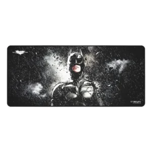 Cybeart | Batman – The Dark Knight Rises Gaming Desk Mat (XXL – 900x400x4mm) | Waterproof, Never Slip Base, Stitched Edges, Esports Grade