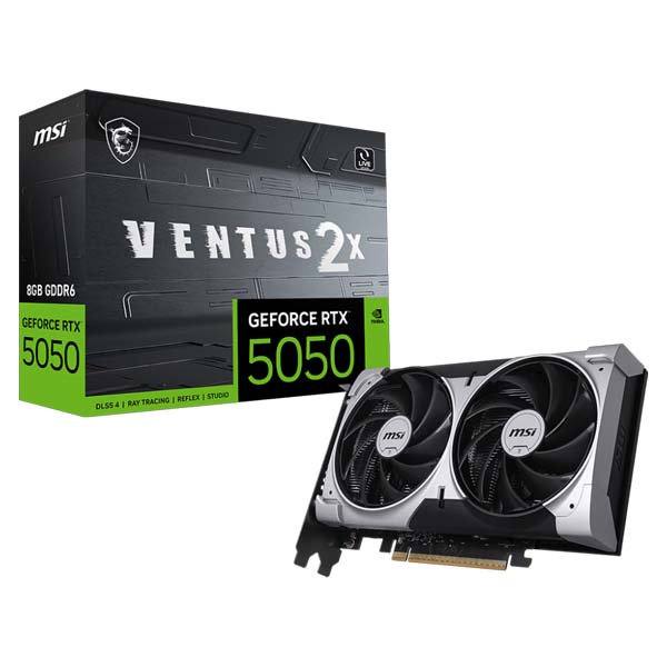 MSI GeForce RTX 5050 8G VENTUS 2X Graphics Card MSI GeForce RTX 5050 8G VENTUS 2X Graphics Card