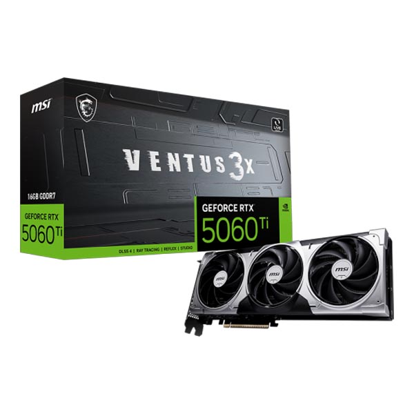 MSI GeForce RTX 5060 Ti 16G VENTUS 3X Graphics Card MSI GeForce RTX 5060 Ti 16G VENTUS 3X Graphics Card