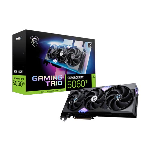 MSI GeForce RTX 5060 Ti 8G GAMING TRIO Graphics Card MSI GeForce RTX 5060 Ti 8G GAMING TRIO Graphics Card