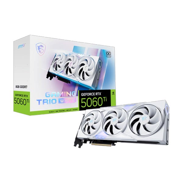 MSI GeForce RTX 5060 Ti 8G GAMING TRIO OC WHITE Graphics Card MSI GeForce RTX 5060 Ti 8G GAMING TRIO OC WHITE Graphics Card