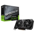 MSI GeForce RTX 5060 Ti 8G SHADOW 2X PLUS Graphics Card