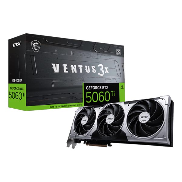 MSI GeForce RTX 5060 Ti 8G VENTUS 3X OC Graphics Card MSI GeForce RTX 5060 Ti 8G VENTUS 3X OC Graphics Card