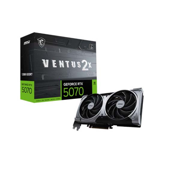 MSI GeForce RTX 5070 Ventus 2X 12GB Graphic Card MSI GeForce RTX 5070 Ventus 2X 12GB Graphic Card