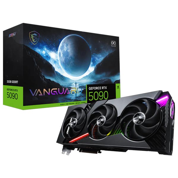 MSI GeForce RTX 5090 Vanguard OC 32GB Graphic Card MSI GeForce RTX 5090 Vanguard OC 32GB Graphic Card