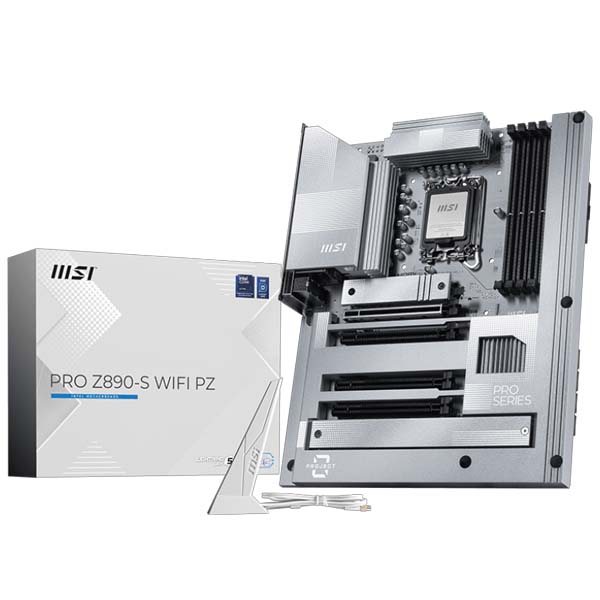 MSI-PRO-Z890-S-WIFI-PZ-LGA-1851-ATX-Motherboard-White-1.jpg MSI PRO Z890-S WIFI PZ LGA 1851 ATX Motherboard (White) - Image 1